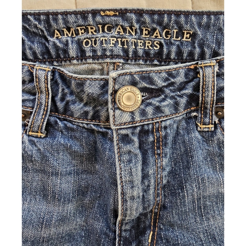 American Eagle Outfitters Dark Blue Denim Shorts